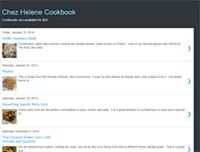 Tablet Screenshot of chezhelenecookbook.com